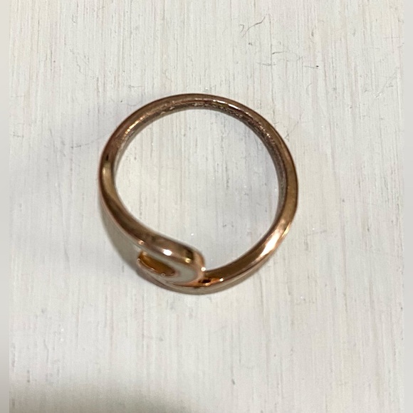 Pura Vida Gold & White Wave Ring Boho Coastal Beach Classic - Picture 5 of 9